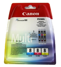 Canon cartridge CLI-8C/M/Y multipack